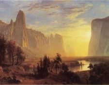 Bierstadt Albert Yosemite Valley Yellowstone Park. , 