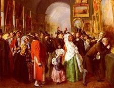 Biard Francois Auguste On Ferme. ,  