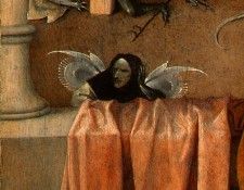 BOSCH DEATH AND THE MISER, C. 1485-1490 DETALJ 5 NGW. , 