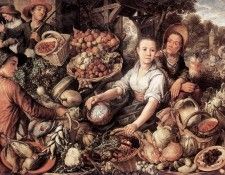 BEUCKELAER Joachim The Vegetable Market. Beuckelaer 