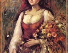 cr DulceBeatriz-01-GirlWithFlowers. , 