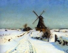 Hans Andersen Brendekilde (Vindmoue ( A Windmill). Brendekilde  