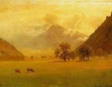 Bierstadt Albert Rhone Valley. , 