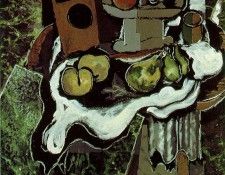 Braque Fruit on a Tablecloth with a Fruitdish, 1925, Paris P. , 