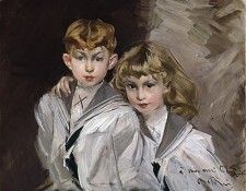 Two Children. Boldini, 