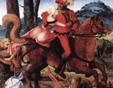 BALDUNG GRIEN Hans The Knight The Young Girl And Death.  Grien, 