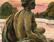 Beckwith James Carroll One of the Figures at the Parterre d-Eau. ,  