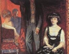 Bonnard The Loge, 1908, oil on canvas, Musee dOrsay at Pari. , 