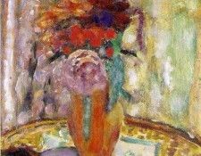 Bonnard Vase de fleurs, 1945, 39 x 32 cm, Private, France. , 