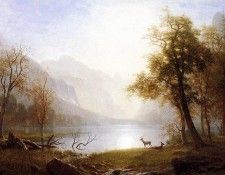 Bierstadt Albert Valley in Kings Canyon. , 