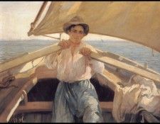 A Young Man In A Boat. , 