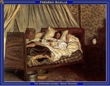 PO Vp S2 36 Bazille The improvised sickbed. , 