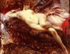 Reclining Nude 2. Boldini, 