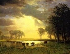Bierstadt Albert The Buffalo Trail. , 