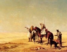 Billet Etienne The Desert Hunt. , 