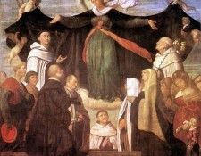 MORETTO da Brescia The Virgin Of Carmel. ,  