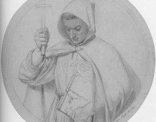 Brown Ford Madox Study of a Monk representing Catholic Faith. ,  