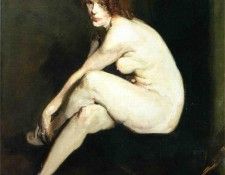 Bellows George Wesley Nude Girl Miss Leslie Hall. ,  