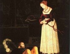 Baldung Grien Pyramus & Thisbe, 1530, oil on panel, Gemaldeg.  Grien, 