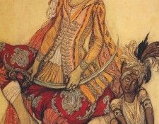 bakst the-sleeping-beauty eastern-prince-and-his-page 1916. , 