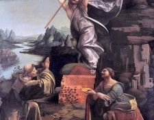      -  ,     [Giovanni Antonio Boltraffio and Marco dOggiono - The Resurrection of Christ with St.Leonard of Noblac and Lucia]. Boltraffio,  