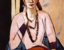 Beckmann, Max - Quappi in Pink (end. , 