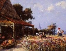 Bataille Willem Field with flowers 25. , 