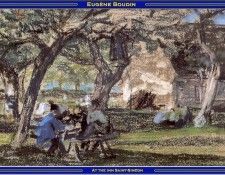 PO Vp S2 46 Boudin-At the inn Saint-Simeon. , 