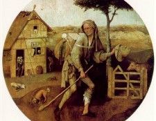 Bosch The wayfarer, diameter 71.5 cm, Museum Boymans-van Beu. , 