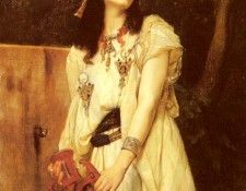 Boulanger Gustave Clarence Rodolphe A Woman With An Urn.    