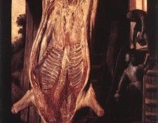 BEUCKELAER Joachim Slaughtered Pig. Beuckelaer 