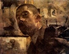 Breitner George Hendrik Self portrait Sun.   