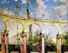 The Collonade in Versailles. Boldini, 