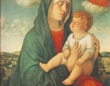 BELLINI,G. MADONNA OF RED ANGELS, GALLERIE DELLACADEMIA VEN. , 