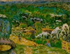 Bonnard A spring landscape, ca 1935, 67.6x103 cm, The Nation. , 