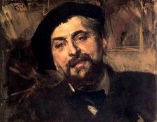 Portrait of the Artist Ernest Ange Duez 1894. Boldini, 