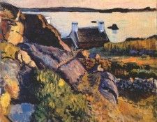 benois evening in brittany c1905-6. ,  