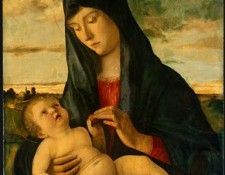 BELLINI,G. MADONNA AND CHILD IN A LANDSCAPE, C. 1480, NGW. , 