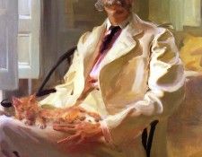 Man with the Cat. , 