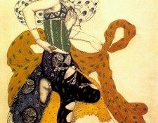 bakst la-peri natasha-trouhanova-as-the-peri 1911. , 