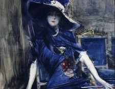 La Divina in Blu. Boldini, 