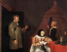 TERBORCH Gerard The Message. Borch,  