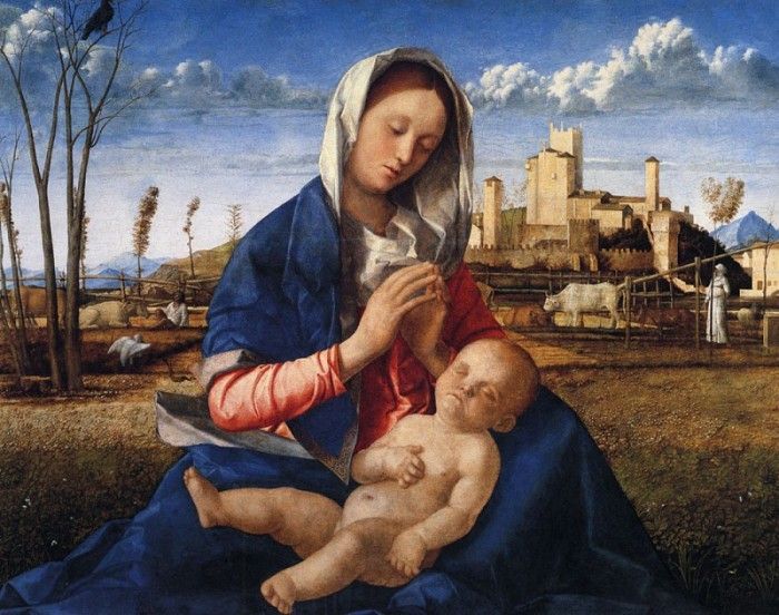 Bellini Giovanni The virgin and child. , 
