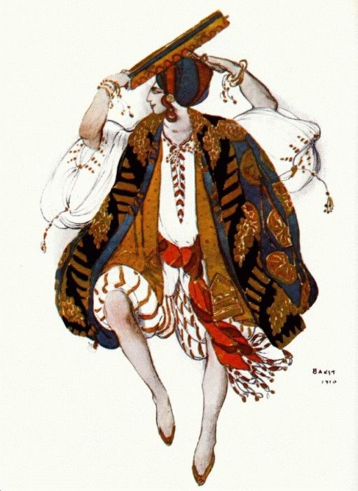 bakst cleopatre danse-juive 1910. , 