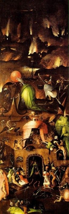 Last Judgement right wing of the triptych WGA. , 