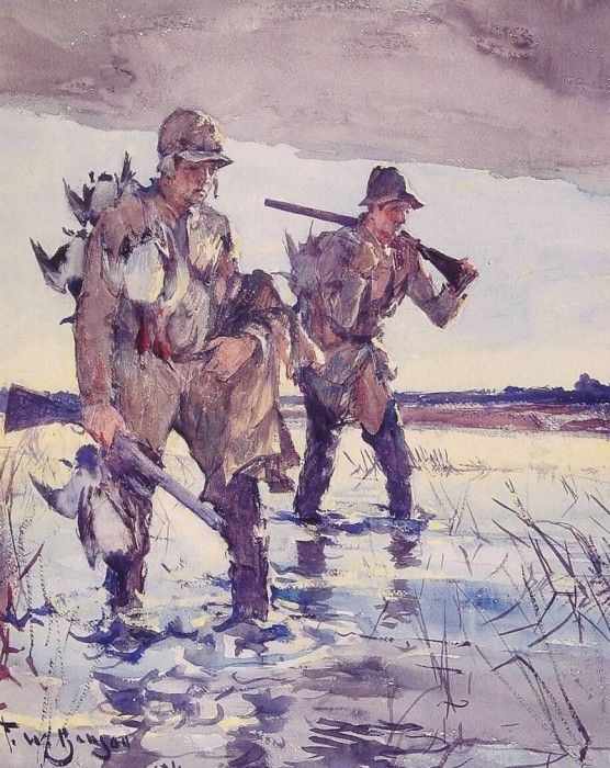 Two duck Hunters.   
