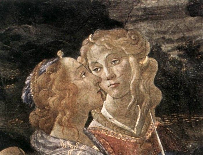 Botticelli The Temptation of Christ detail 7. , Alessandro