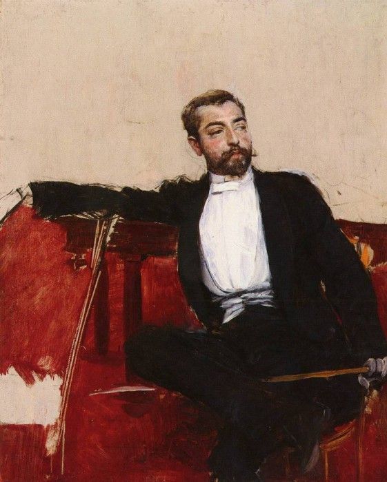 A Portrait of John Singer Sargent. Boldini, 