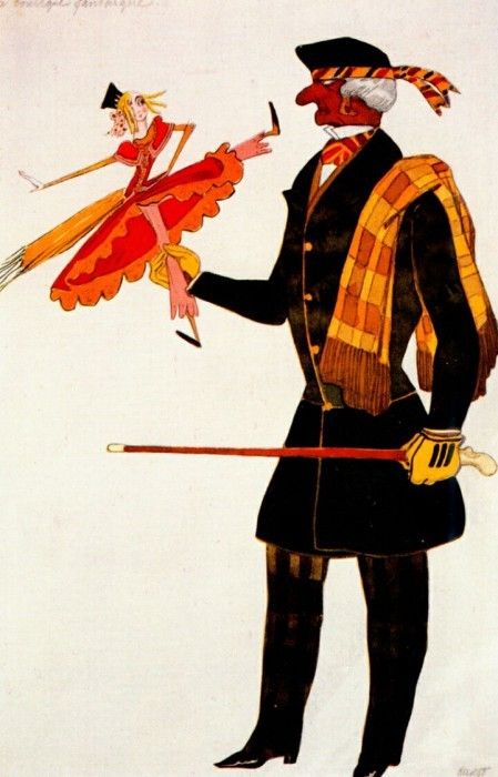 bakst la-boutique-fantastique englishman 1919. , 