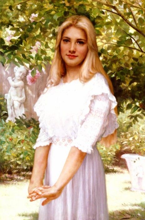 Banks Allan Girl in White. ,  R